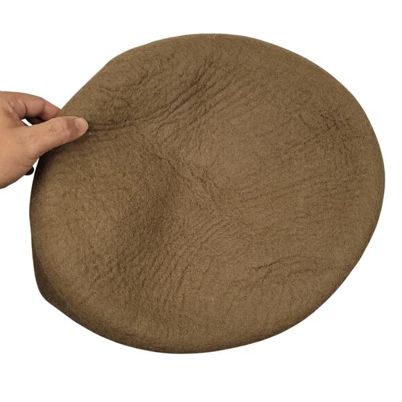 Place & Time Bear Storage Basket Set 100% Wool Nursery Toys Made In Nepal Brown - Picture 10 of 16